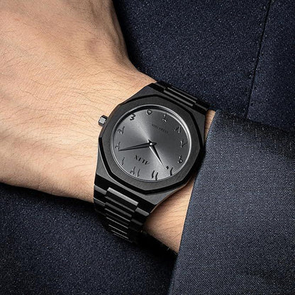 Gulftronics™Black Arabic Aura Watch