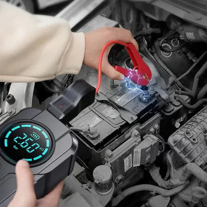 Gulftronics™Jump Starter With Air Pump هيكساليفينغ™ جهاز تشغيل البطارية مع منفاخ هواء