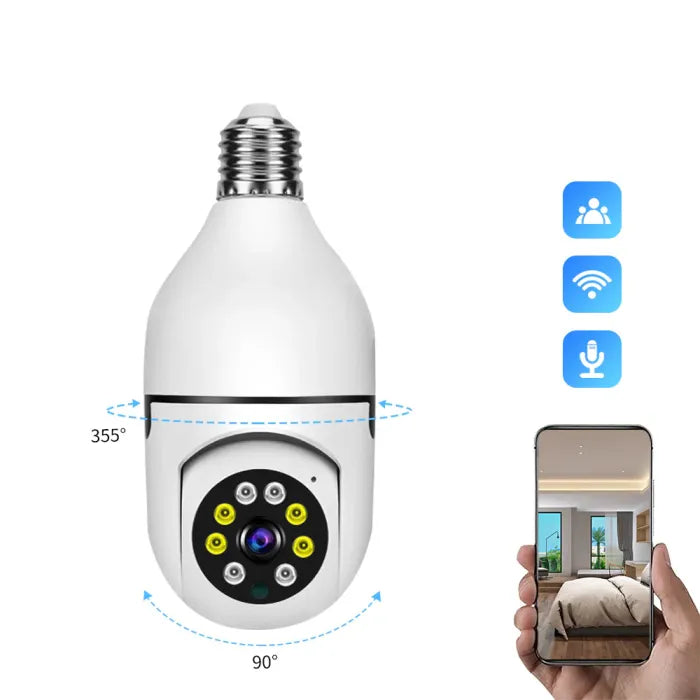 Gulftronics™ Night Vision Wireless Bulb Camera