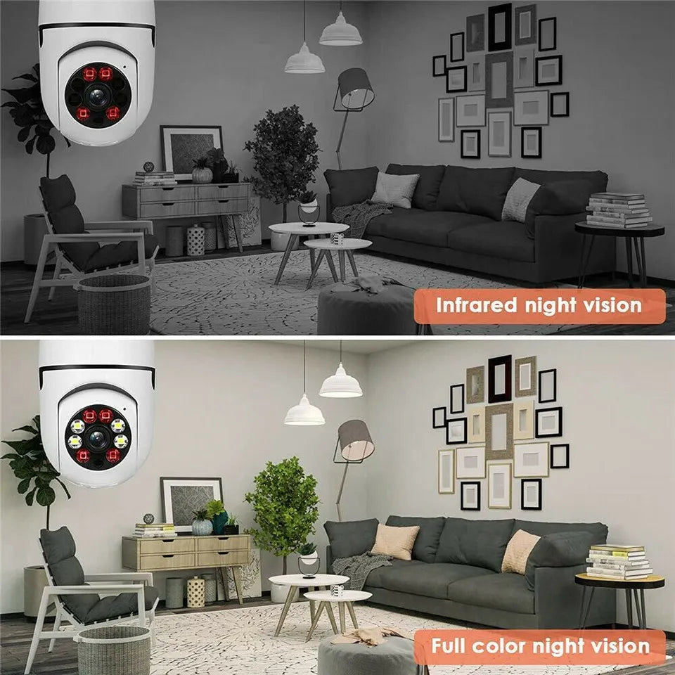 Gulftronics™ Night Vision Wireless Bulb Camera